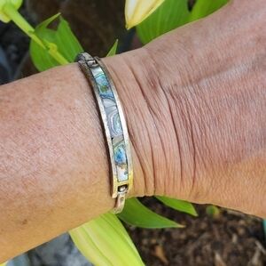 Vintage Mexico Mother‎ of Pearl Bracelet